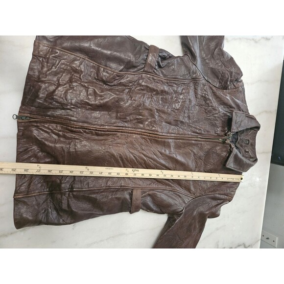 Vintage Genuine Leather Jacket Couture By J. Park Size Large, Classic Fit, Old! - Picture 7 of 14